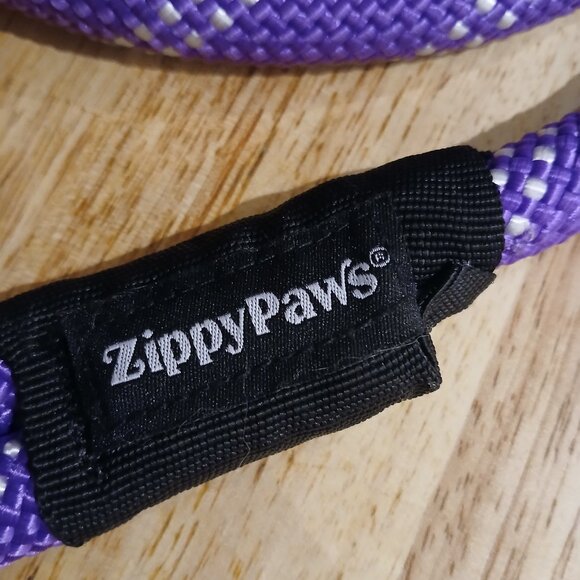 Zippy Paws Climbers Rope Leash Original 6 Ft - Purple Dog Lead - Picture 2 of 3